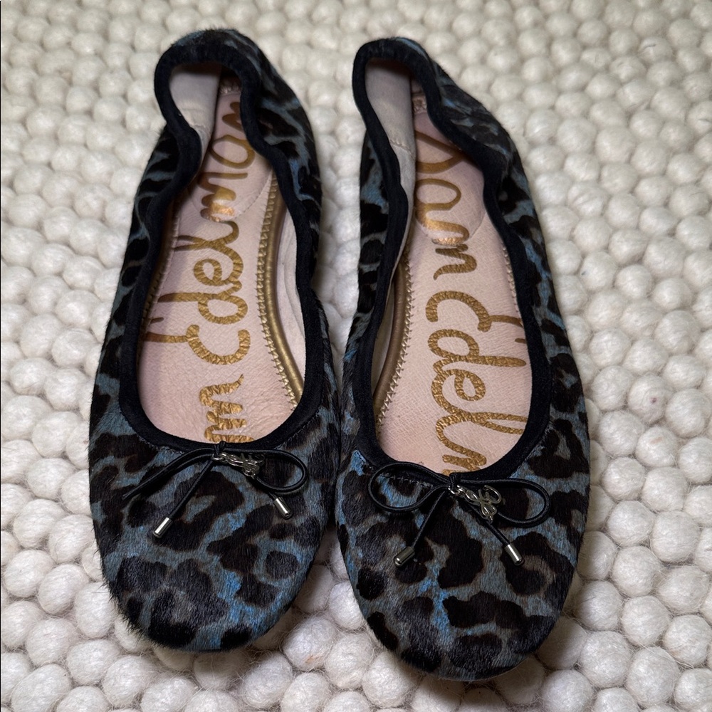 Sam Edelman Felicia Leopard Print Ballet Flats | Size 9